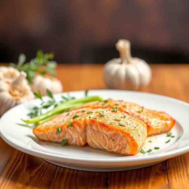 Perfect Salmon Recipe - Easy Garlic Herb Baked Salmon Dinner